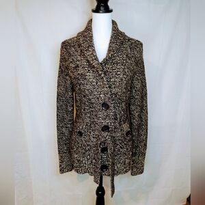 Jones New York Sport Belted Button Cardigan Sweater